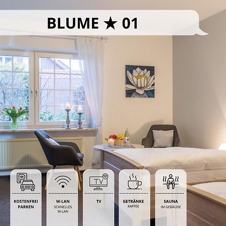 Blumenvilla 1 Mit Begehbarer Dusche, Sauna Und Garten Schneverdingen Extérieur photo