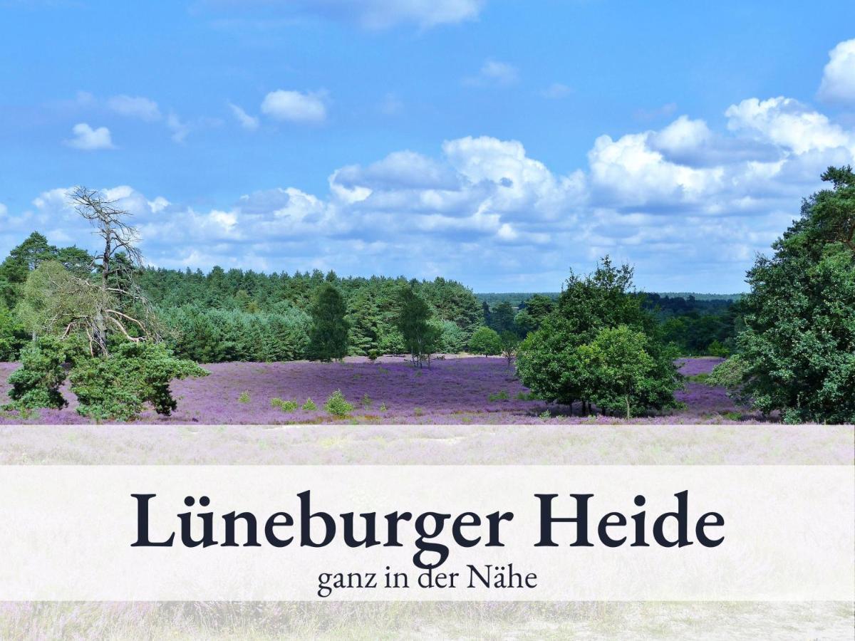 Blumenvilla 1 Mit Begehbarer Dusche, Sauna Und Garten Schneverdingen Extérieur photo